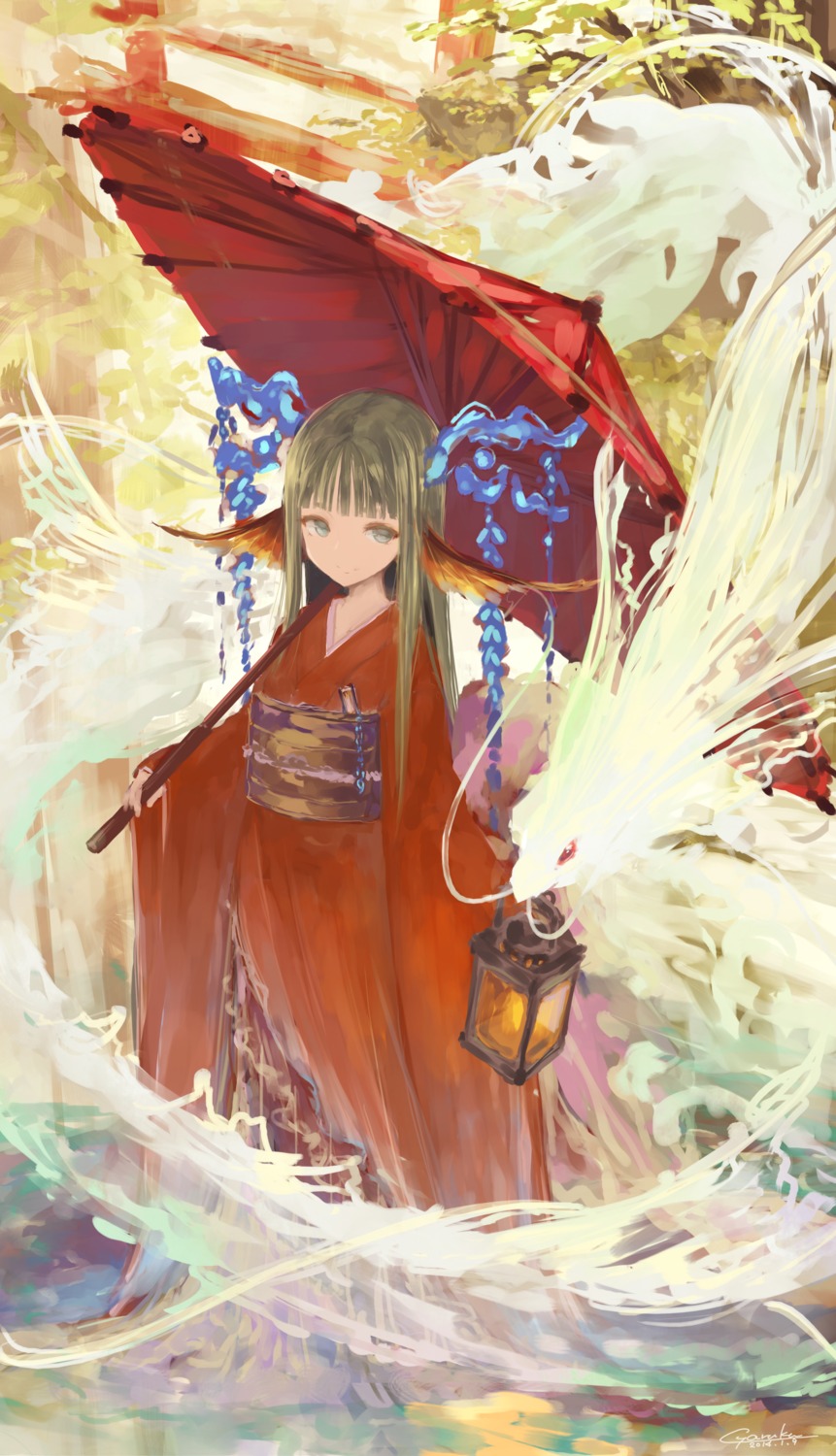 anime kimono girl